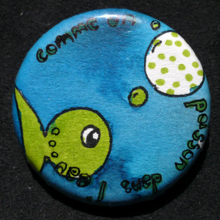 Badge Comme un poisson dans l'eau